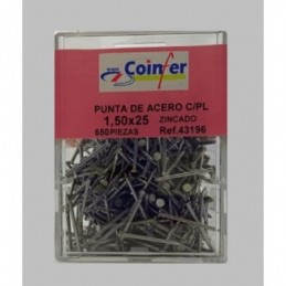 PUNTA ACERO CABEZA PLANA...